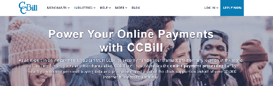 CCBill main page